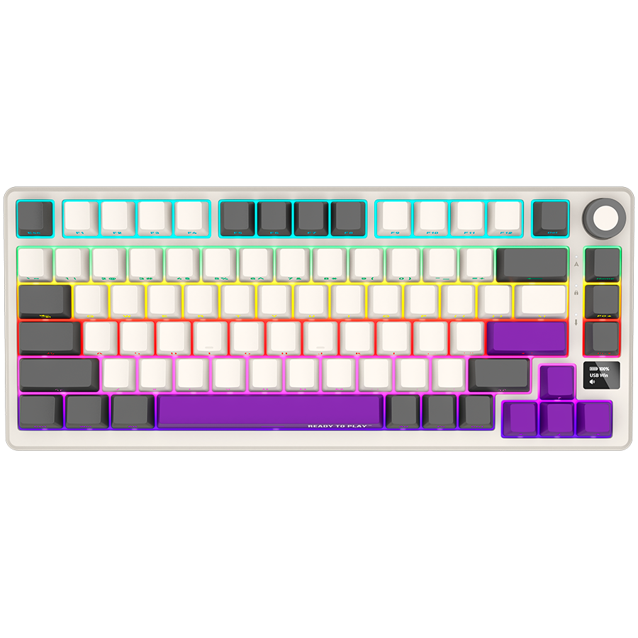 Mechanical 75% Keyboard Lorgar KBP7075W EN Wireless Beige (LRG-KBP7075W-RT-US)