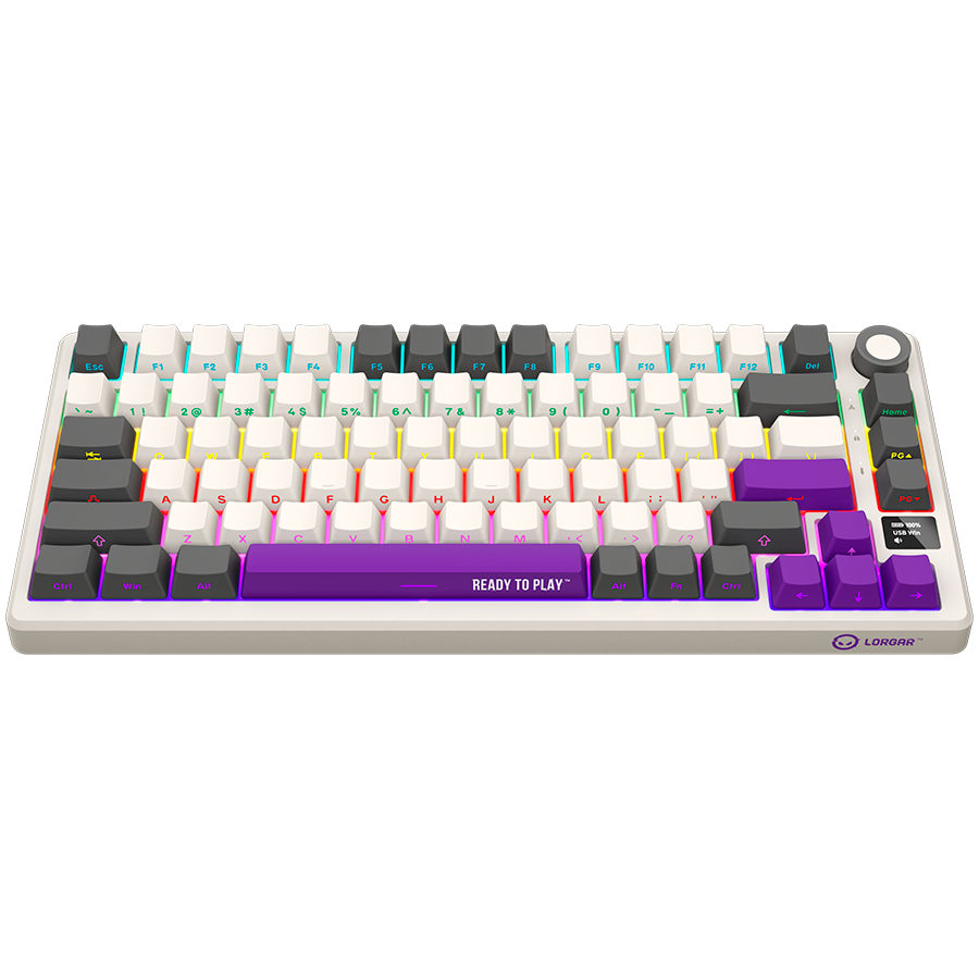 Mechanical 75% Keyboard Lorgar KBP7075W EN Wireless Beige (LRG-KBP7075W-RT-US) - Image 3