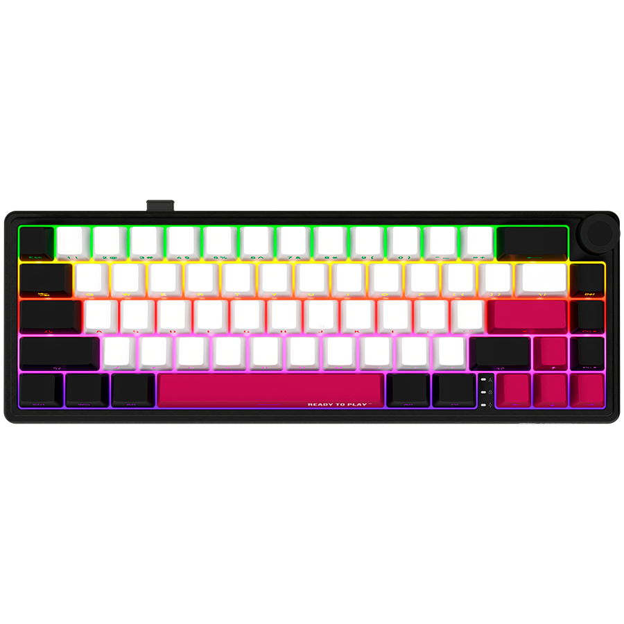 Mechanical 65% Keyboard Lorgar KBP70MW EN Wireless Black/red (LRG-KBP70MW-BK-US)