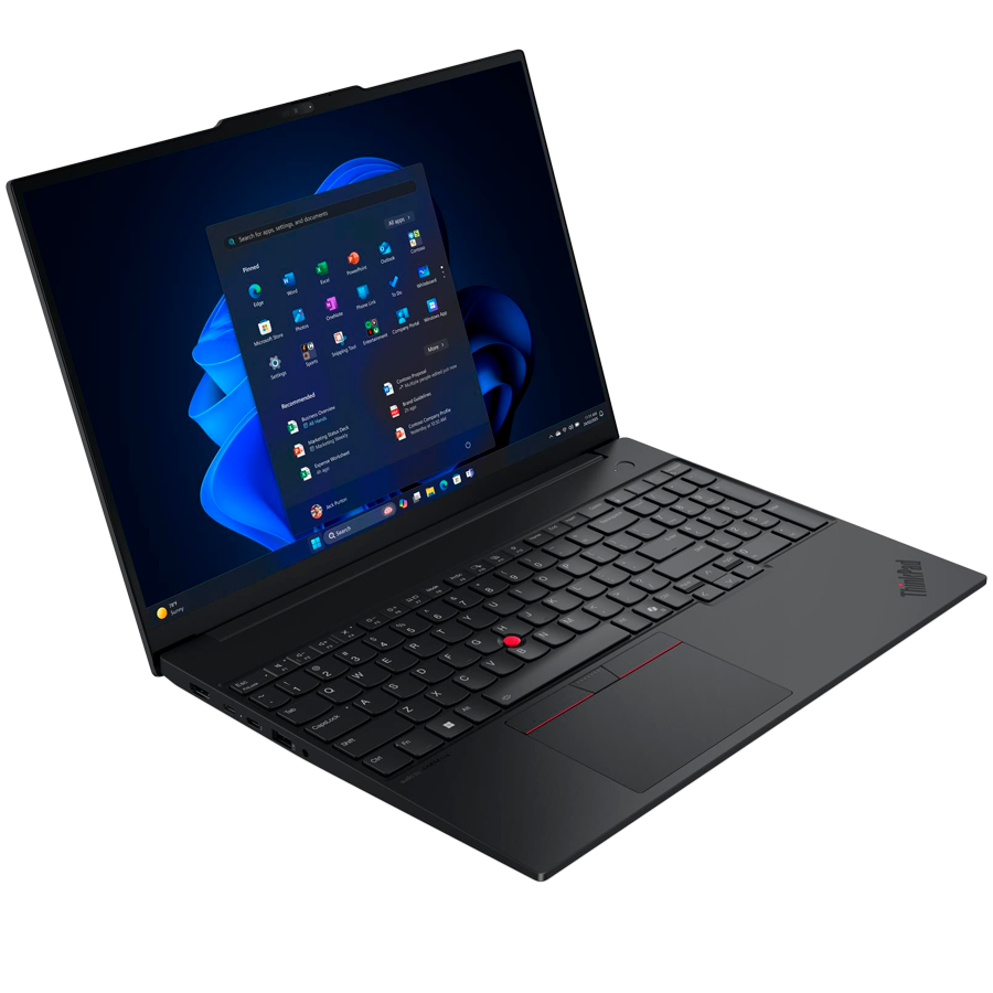 LENOVO ThinkPad E16 Gen 3, 16'' FHD IPS, Intel Core 5 210H, 16GB DDR5, 512GB SSD, 2xUSB-A, 2xUSB-C, HDMI, RJ-45, FHD Cam + Mic, WiFI 6E, BT5.3, FP, BH Kb, 64Wh, No OS, Black, 3Y - Image 2