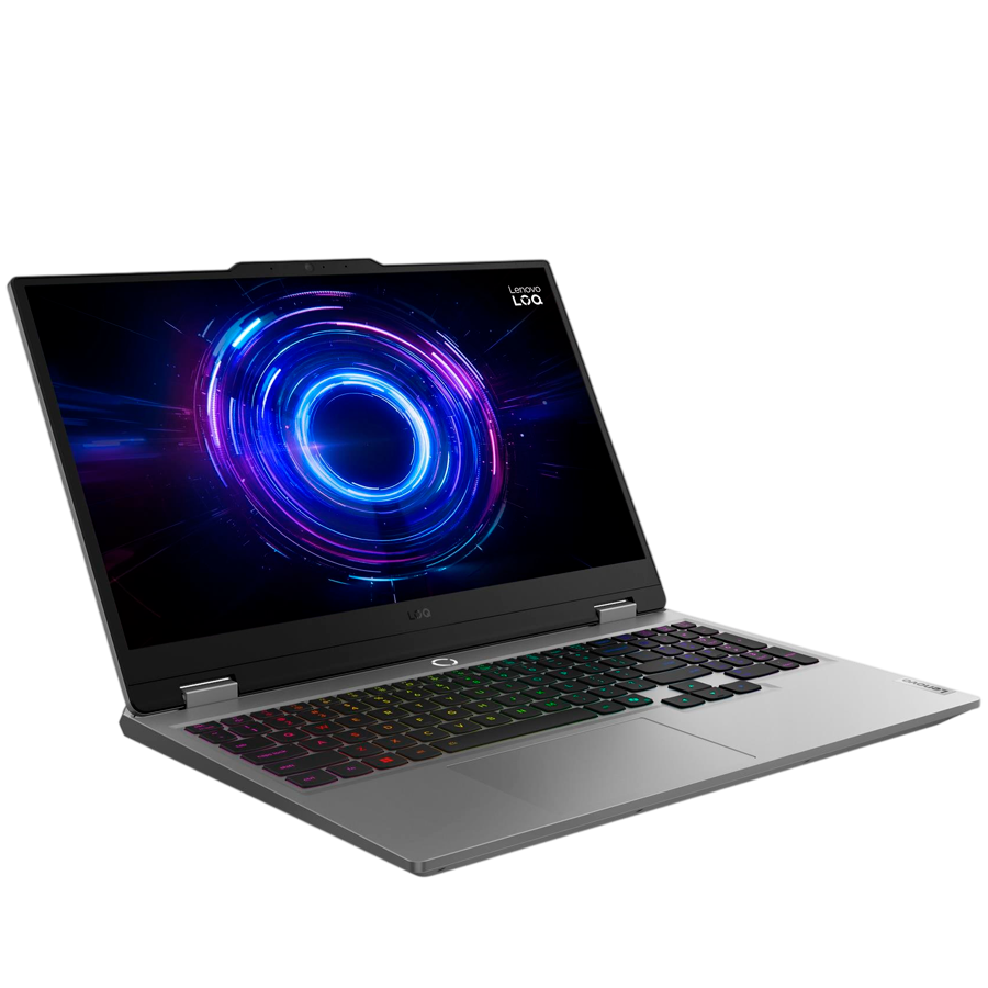LENOVO LOQ 15IRX10 15.6" FHD IPS, Intel Core i7-13700HX, 16GB DDR5, NVIDIA GeForce RTX 5050 8GB GDDR7, 512GB SSD, 3x USB A, USB-C, HDMI, RJ45, WiFi-6, BT5.2, BH White BL Kyb, 60Wh, No OS, Luna Grey, 2Yr - Image 2