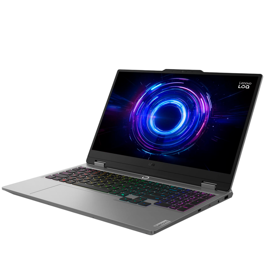 LENOVO LOQ 15IRX10 15.6" FHD IPS, Intel Core i7-13700HX, 16GB DDR5, NVIDIA GeForce RTX 5050 8GB GDDR7, 512GB SSD, 3x USB A, USB-C, HDMI, RJ45, WiFi-6, BT5.2, BH White BL Kyb, 60Wh, No OS, Luna Grey, 2Yr - Image 3