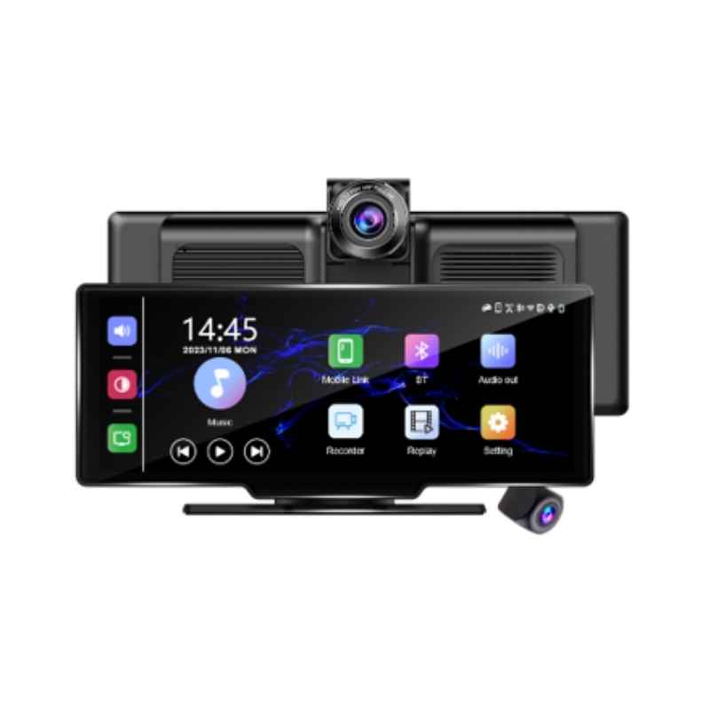 BEZICNI CARPLAY I ANDROID AUTO D1026W NAVIGACIJSKI EKRAN 10,26' SA PREDNJOM I ZADNJOM KAMEROM I DVR-OM