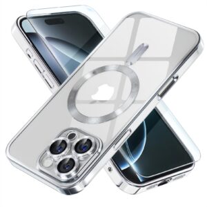 MAGSAFE SILIKON IPHONE 15 PRO MAX SREBRENA SA ZASTITOM KAMERE