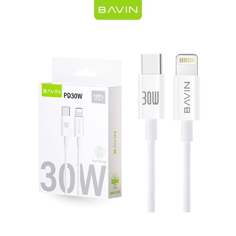 BAVIN CB274 kabal 30W PD 1M TYPE C na LIGHTNING