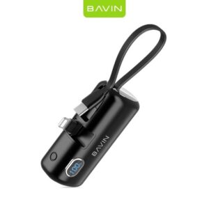 BAVIN PC1091S mini powerbank LIGHTNING 5000MAH crni
