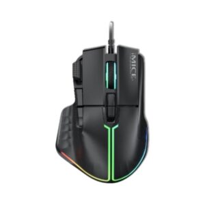 GAMING MIŠ SA RGB POZADINSKIM OSVJETLJENJEM T50 12800DPI 1000HZ IMICE CRNI