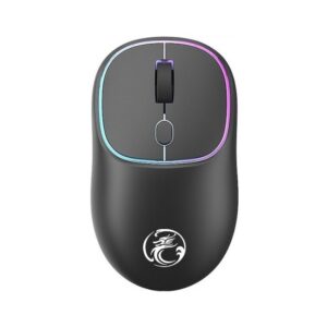 BEŽIČNI MIŠ W-618 SA POZADINSKIM OSVJETLJENJEM 2.4G IMICE CRNI