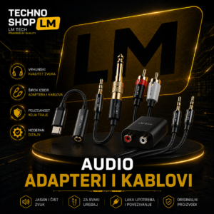 AUDIO ADAPTERI I KABLOVI