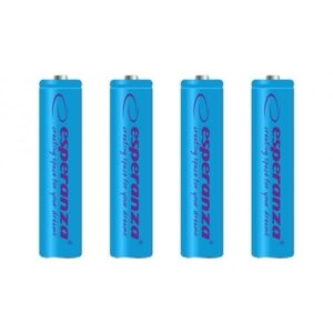 Punjive baterije ESPERANZA RECHARGEABLE Ni-MH AAA 1000MAH 4kom. blue, EZA102B