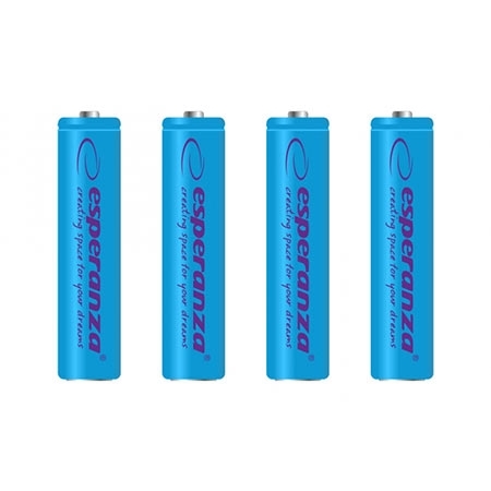 Punjive baterije ESPERANZA RECHARGEABLE Ni-MH AAA 1000MAH 4kom. blue, EZA102B