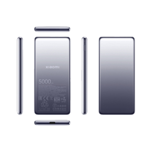 Xiaomi powerbank Ultra Slim PB 5000 mAh crni USB-C x1, bežično punjenje 20W, BHR9535GL