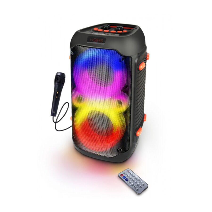 ESPERANZA MusicBox Party RGB ILLUMINATED BT SPEAKER FM KARAOKE SINGER, EP156