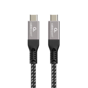 USB USB4 Gen 3x2 kabl 240W, 40 Gbps Type-C to Type-C  Power Delivery (PD) charging & data cable, 0.5 m GEMBIRD CCBP-USB4-CMCM240-0.5M