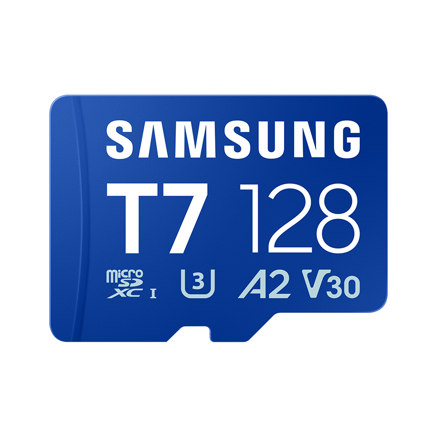 Micro SD card Samsung128GB T7 Up to 170MBs MB-MB128T/WW