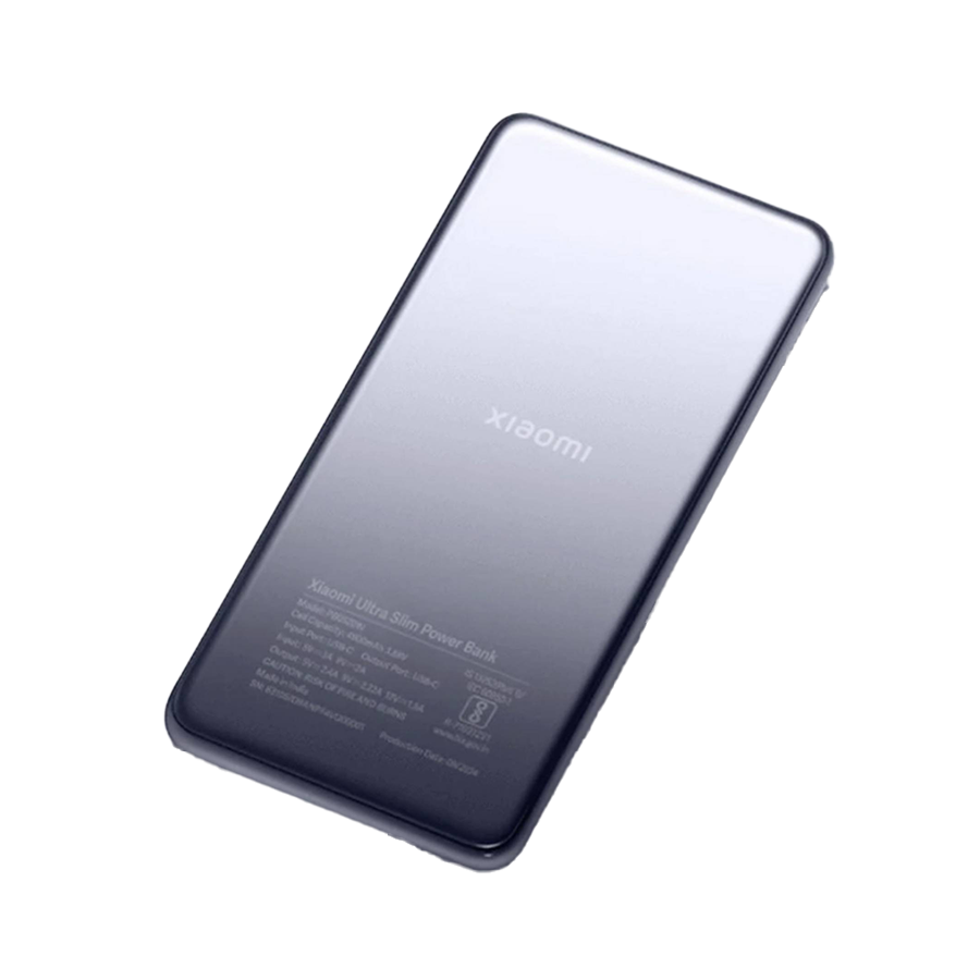 Xiaomi powerbank Ultra Slim PB 5000 mAh crni USB-C x1, bežično punjenje 20W, BHR9535GL - Image 2