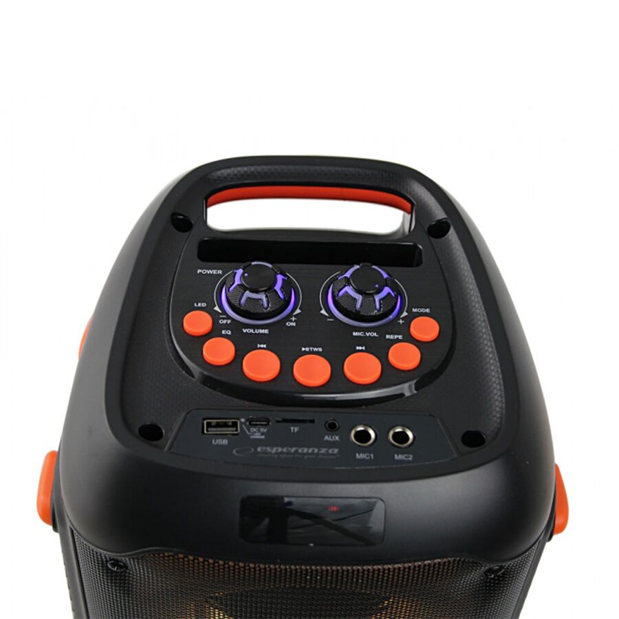 ESPERANZA MusicBox Party RGB ILLUMINATED BT SPEAKER FM KARAOKE SINGER, EP156 - Image 2