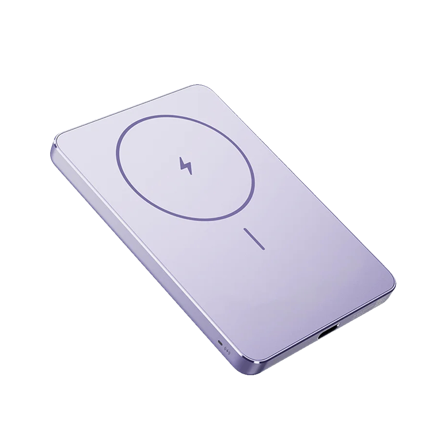 Xiaomi powerbank SuperSlim PB 5000 mAh ljubičasti USB-C x1, bežično punjenje, BHR08PNGL - Image 3