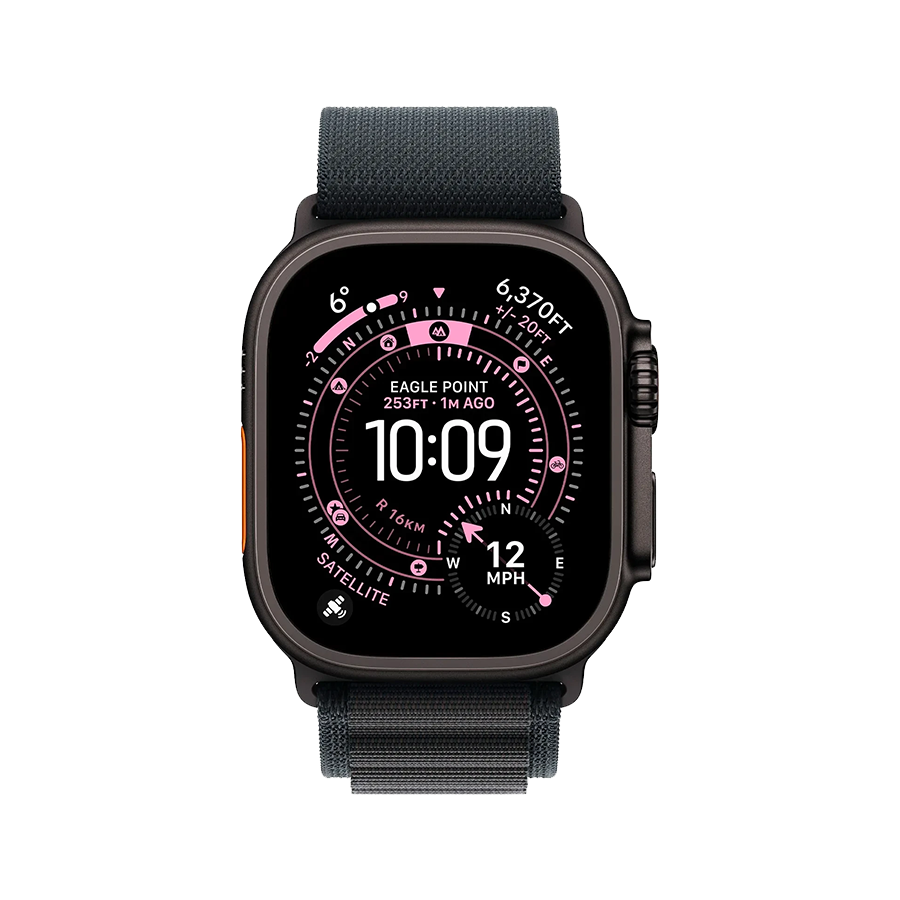 Apple Watch Ultra 3 49mm Black Titanium Case Alpine Loop L MF0X4LW/A - Image 2