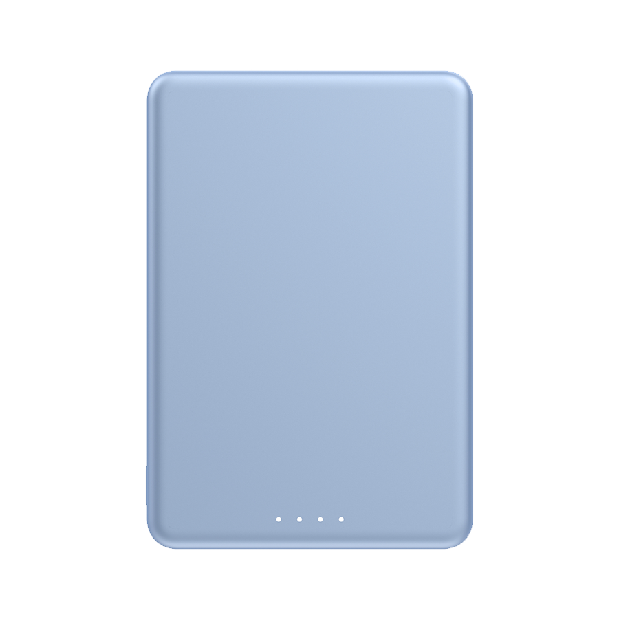 Xiaomi powerbank SuperSlim PB 5000 mAh plavi USB-C x1, bežično punjenje, BHR08POGL - Image 2