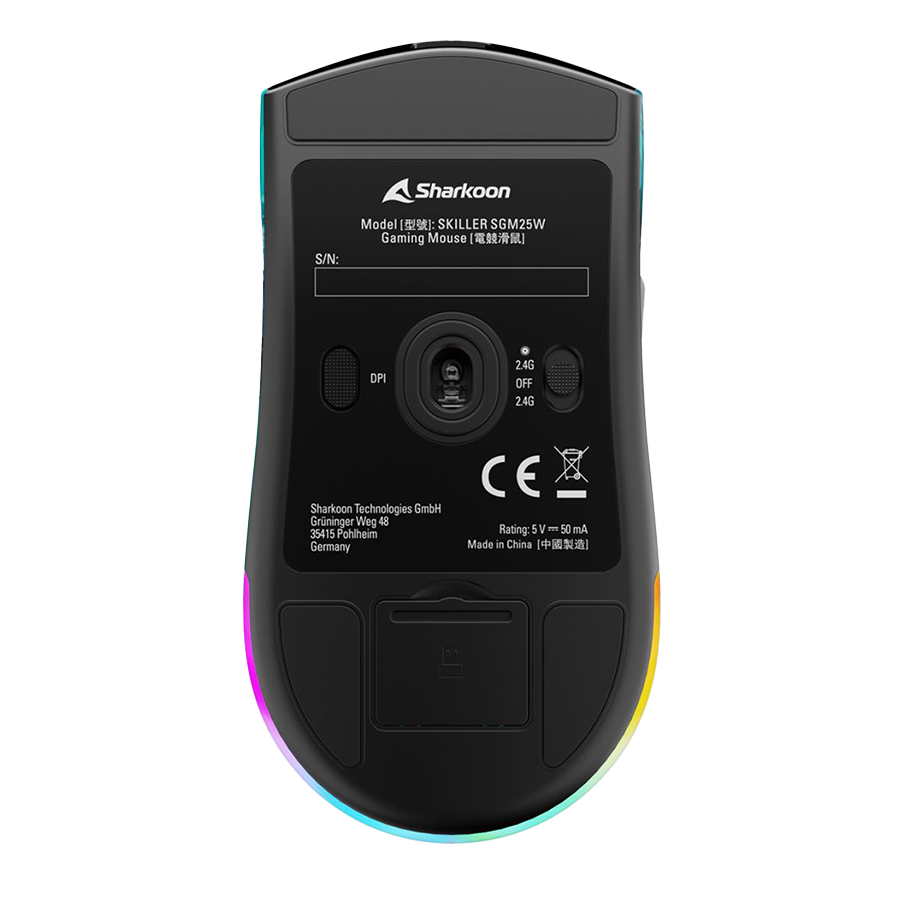 Miš SHARKOON gaming Skiller SGM25W Ocean, 12,000 DPI - Image 10