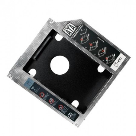 Logilink Caddy za notebook DVD to HDD/SSD 12.7mm AD0016