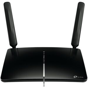 TP-Link AC1200 4G LTE Advanced Cat6 Gigabit Router, build-in 300Mbps 4G+ LTE Advanced modem, LTE-FDD/LTE-TDD/DC-HSPA+/HSPA+/HSPA/UMTS, with 3x10/100/1000Mbps LAN ports and 1x10/100/1000Mbps LAN/WAN port, 300Mbps at 2.4GHz + 867Mbps at 5GHz