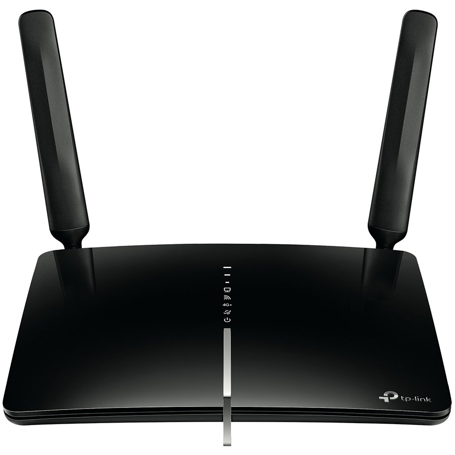 TP-Link AC1200 4G LTE Advanced Cat6 Gigabit Router, build-in 300Mbps 4G+ LTE Advanced modem, LTE-FDD/LTE-TDD/DC-HSPA+/HSPA+/HSPA/UMTS, with 3x10/100/1000Mbps LAN ports and 1x10/100/1000Mbps LAN/WAN port, 300Mbps at 2.4GHz + 867Mbps at 5GHz