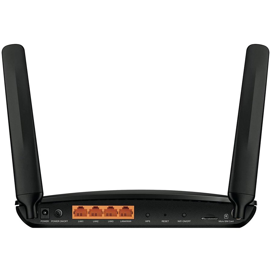 TP-Link AC1200 4G LTE Advanced Cat6 Gigabit Router, build-in 300Mbps 4G+ LTE Advanced modem, LTE-FDD/LTE-TDD/DC-HSPA+/HSPA+/HSPA/UMTS, with 3x10/100/1000Mbps LAN ports and 1x10/100/1000Mbps LAN/WAN port, 300Mbps at 2.4GHz + 867Mbps at 5GHz - Image 2