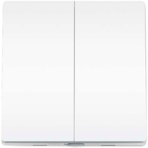 Smart Light Switch 2 Gang 1 Way