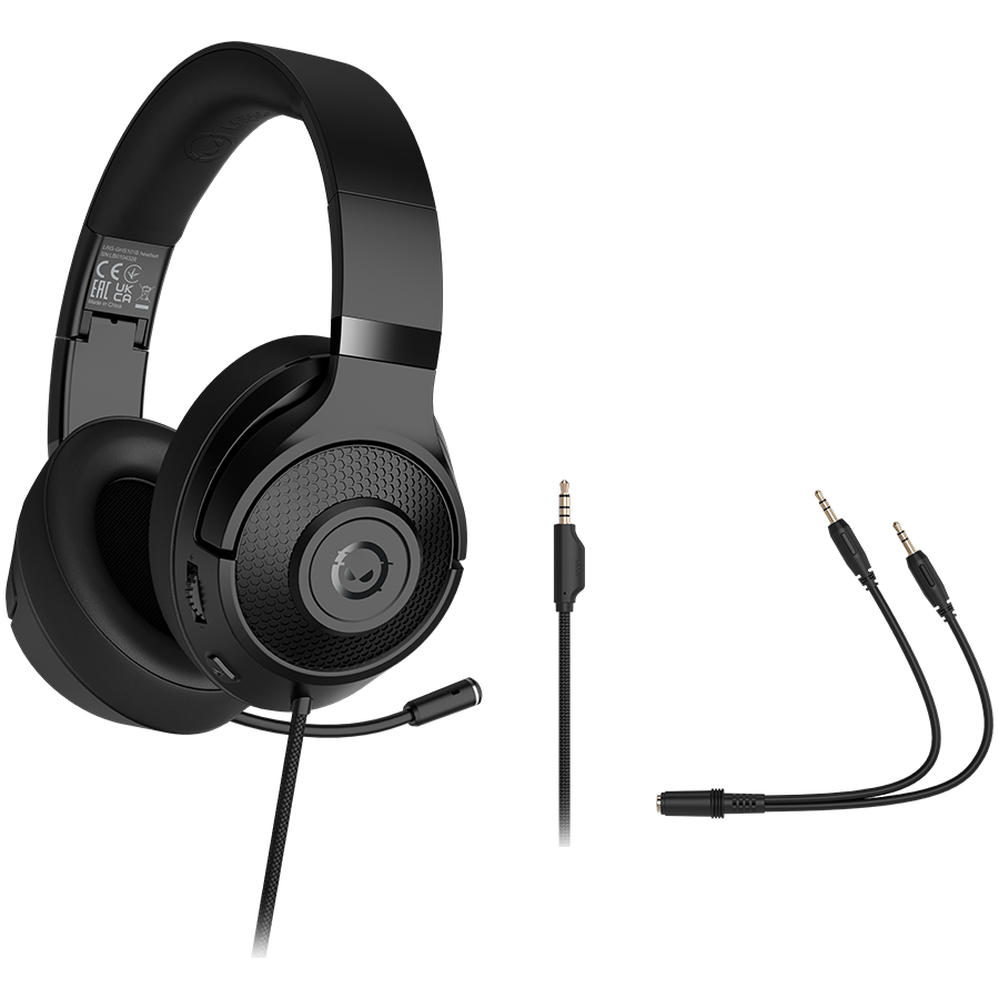 Headset Lorgar Noah 101 3.5mm 2m Black (LRG-GHS101B) - Image 5