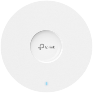 TP-Link EAP613 AX1800 Ceiling Mount Dual-Band Wi-Fi 6 Access Point, 1 x Gigabit RJ45 Port,574Mbps at  2.4 GHz + 1201 Mbps at 5 GHz, 802.3at POE and 12V DC (Power Adapter is not included), 2xInternal Antennas, MU-MIMO, Seamless Roaming, Band Steering