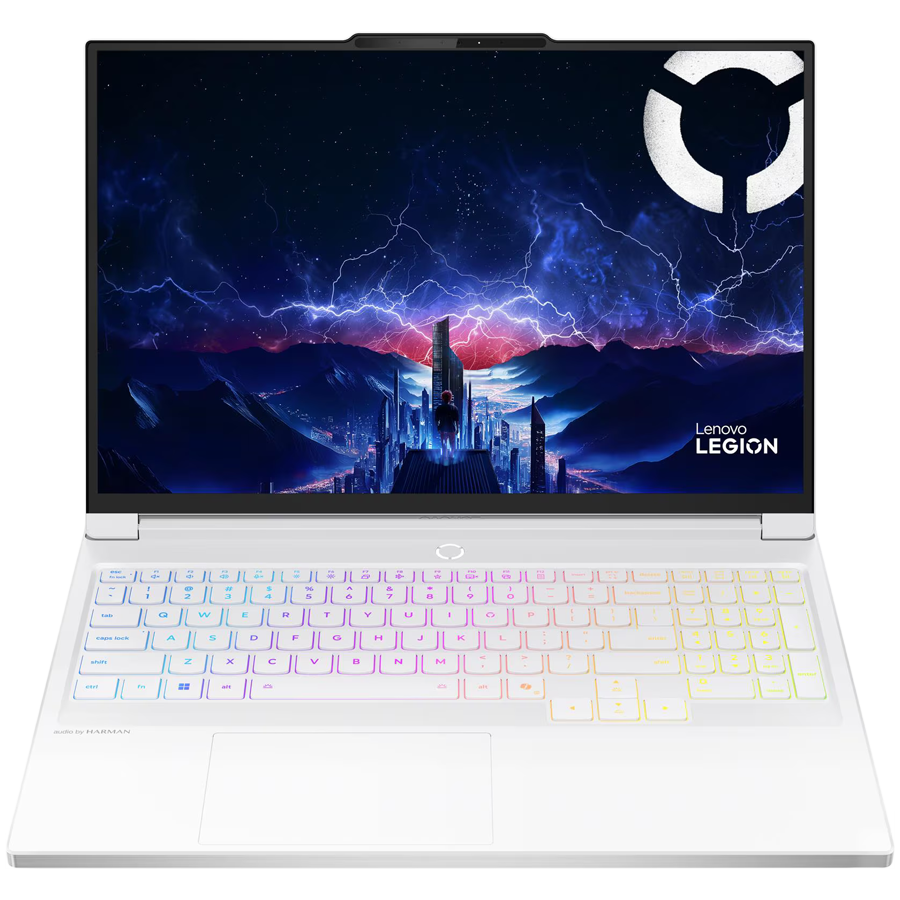 LENOVO LEGION 7 16IAX10, 16" OLED 240Hz 500nits, Intel Core Ultra 7 255HX, 32GB DDR5-5600(2x16), 1TB SSD, GeForce RTX 5060 8GB GDDR7, 2x USB 3.2, 2x USB-C, HDMI, 84Wh, Glacier White, Windows 11 Home, 2Yr