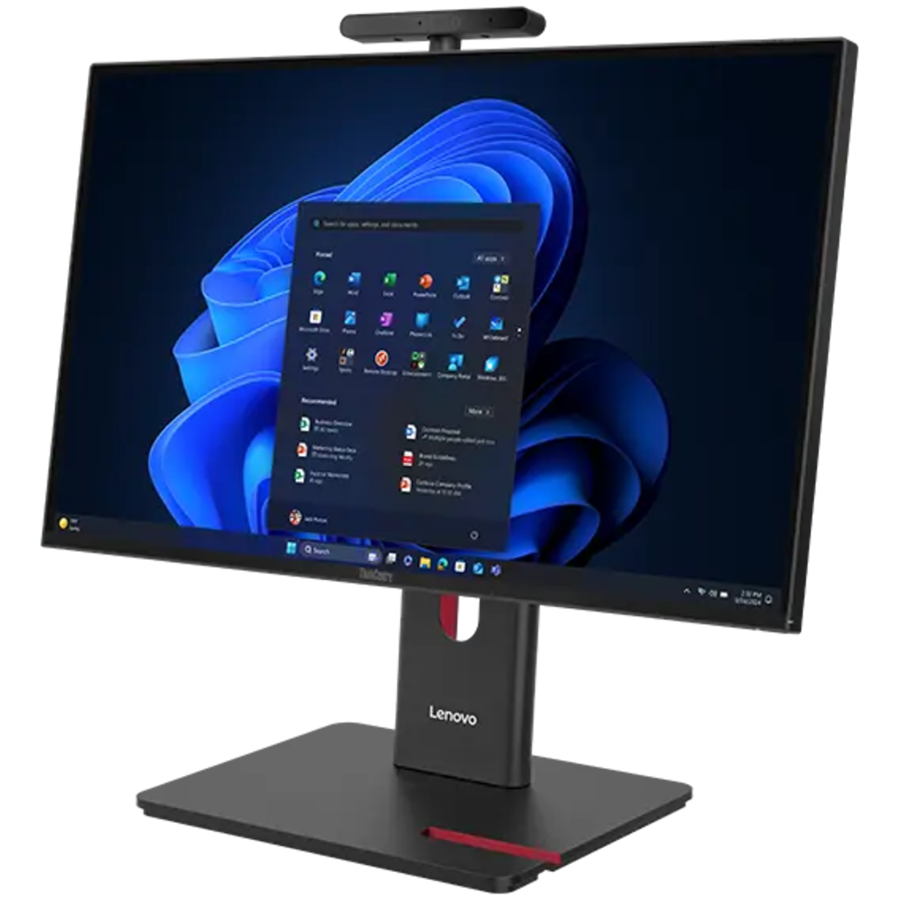 Lenovo ThinkCentre M90a Gen6, 23.8" FHD (1920 x 1080), IPS, Anti-Glare, Intel Core Ultra 5 225, 32 GB DDR5-5600MT/s, 512 GB SSD M.2, 5MP RGB Cam, 2 x 3W, 5x USB 3.2, 1x USB C 3.2, 1x USB C THB4, HDMI, DP, RJ45, USB KB/Mouse, 180W, W11Pro, 3Yr - Image 3