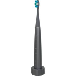 Wireless Tooth Brush, Grey, 3 Brush Heads, 1400mAh, Function: Soft, Clean, Massage, White, Sweep