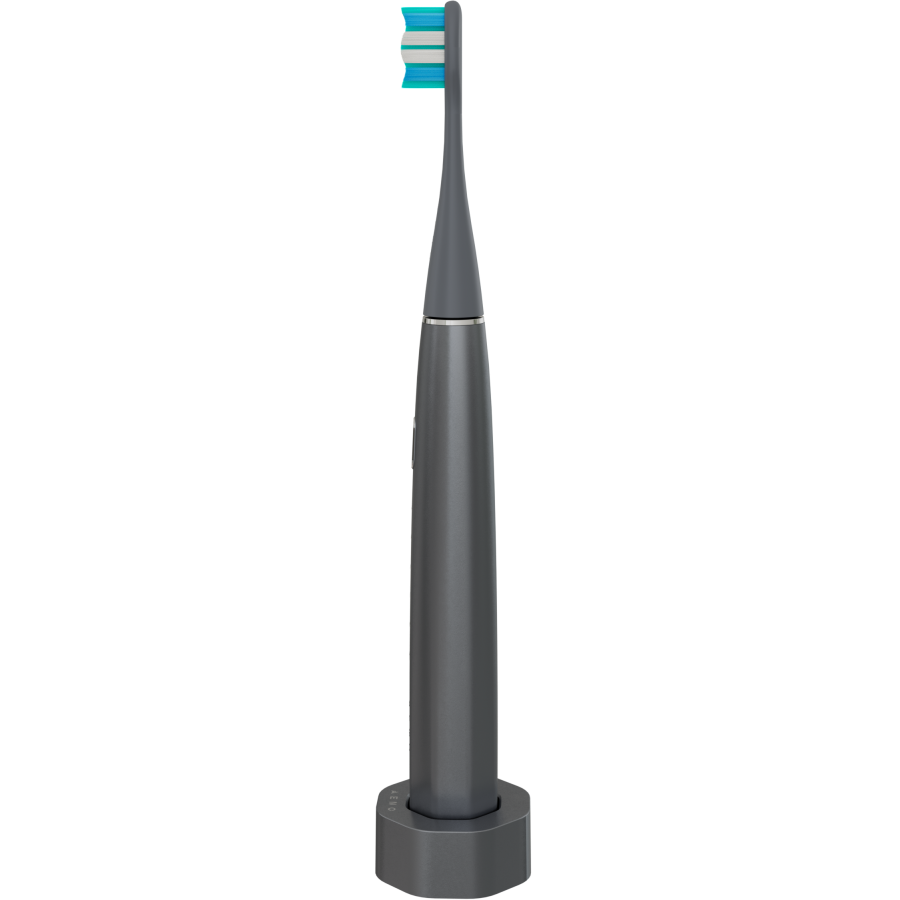 Wireless Tooth Brush, Grey, 3 Brush Heads, 1400mAh, Function: Soft, Clean, Massage, White, Sweep - Image 6