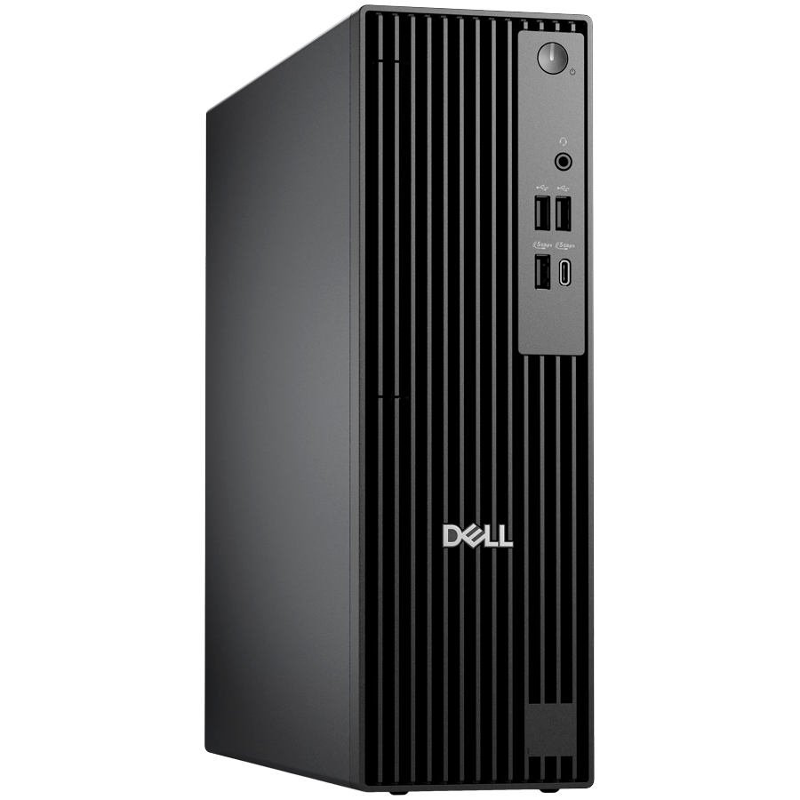 Dell Pro Slim QCS1250, 180W, Intel Core Ultra 5 235 (13 TOPS NPU, 14Cores up to 5.0GHz), 1x16GB 5600MT/s DDR5, 512GB SSD, Integrated Graphics, Wi-Fi + BT, Mouse/Kyb, Ubuntu, 3Y PS NBD