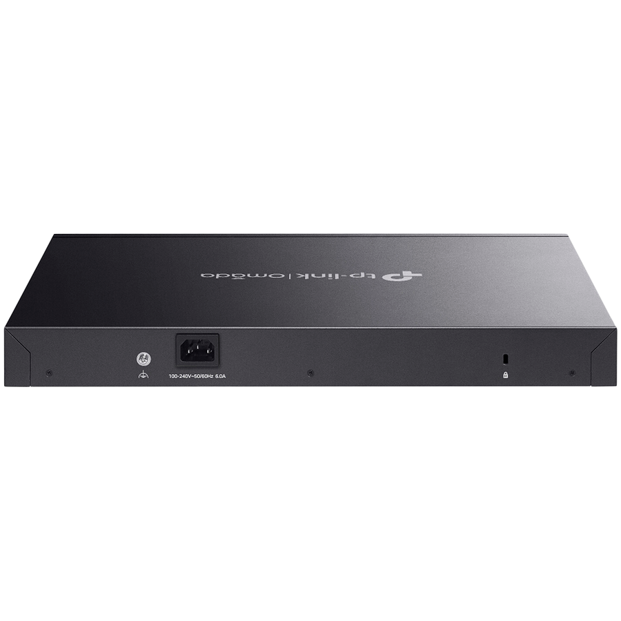 TP-Link ES228GMP Omada 28-Port Gigabit Easy Managed Switch with 24-Port PoE+, 24x Gigabit PoE+ Ports, 2x Gigabit Non-PoE Ports, 2x Gigabit SFP Ports, 384W PoE Power, 1U 19-inch Rack-mountable Steel Case, Omada App.Fast PoE,Perpetual PoE,Flow Control - Image 4