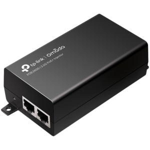 TP-Link PO260s 2.5G PoE+ Injector Adapter, 1x 2.5G PoE Port, 1x 2.5G Non-PoE Port, 802.3at/af Compliant, Data and Power Carried over The Same Cable Up to 100 Meters, Plastic Case, Pocket Size