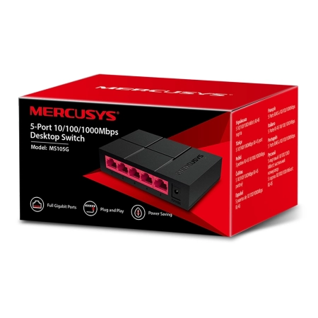 Mercusys MS105G Desktop Switch 5x10/100/1000 - Image 3