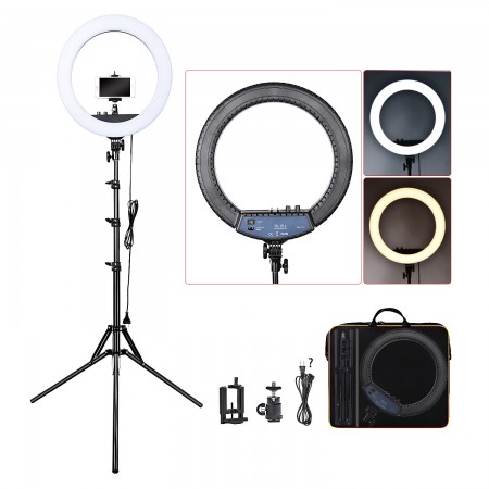 LED Ring Lamp 18" with stand - Image 2