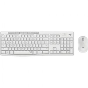 Logitech Tastatura + Miš MK295 Silent Wireless White
