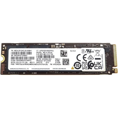 Samsung SSD 512GB PM9C1 M.2 NVMe Bulk