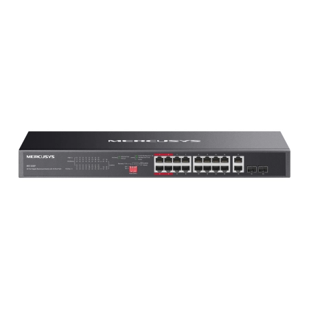 Mercusys MS120GP Rackmount Switch 20x10/100/1000 with 16-Port PoE+