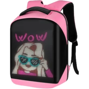 BORG Ruksak Vodootporni LED R3 Pink