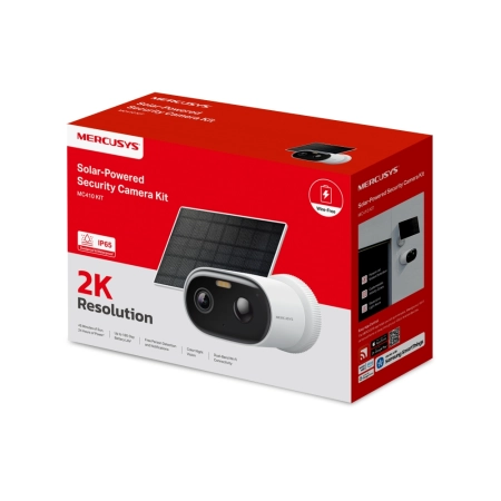 Mercusys Outdoor Solar-Powered Wi-Fi Camera MC410 KIT - Image 2