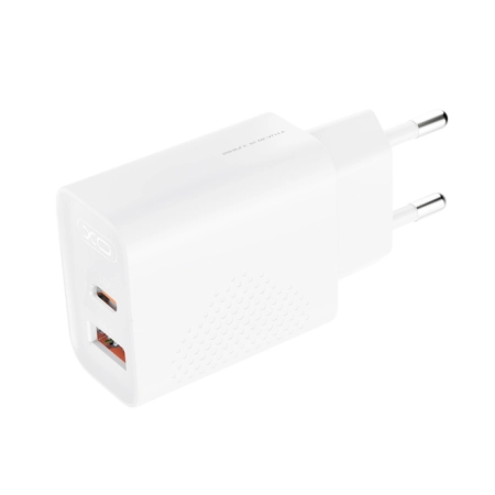 XO Charger L163 USB-A 18W + USB-C 30W Fast Charger 18W