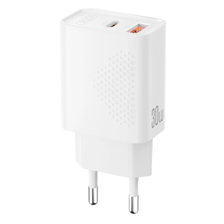 XO Charger L163 USB-A 18W + USB-C 30W Fast Charger 18W - Image 2