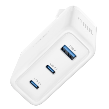 XO Charger CE35 2x USB-C + USB-A 100W Fast Charger - Image 2