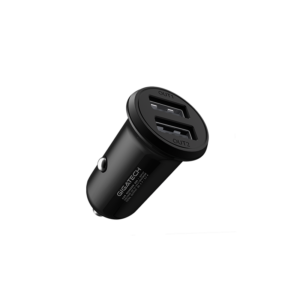 GIGATECH Univerzalni autopunjač za smartphone Gigatech G60, 2xUSB izlaz, crni